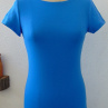 Tričko - barva modrá (bavlna)