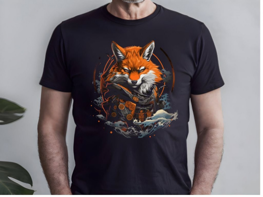 Pánské tričko s potiskem "Fox"