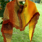 Javorový (pletený šátek)