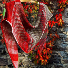 Podzimní šátkobraní (pletený šátek)