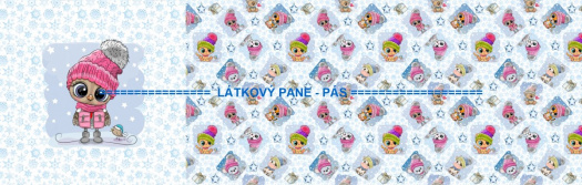 Panel - varianta bavlna,úplet či letní softshell  50x145cm/úplet 157cm, 139cm soft   224-263