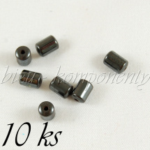 Nemagnetický hematit váleček 5mm 10ks (01 9033)