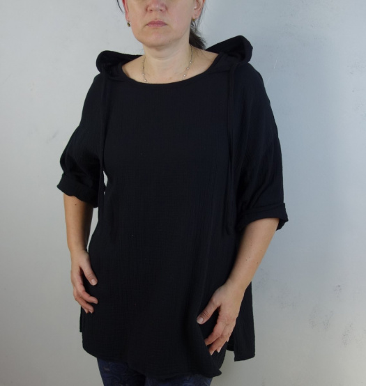 Halenka s kapucí 2XL-3XL