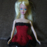Barbie-Baletka-červeno-černá