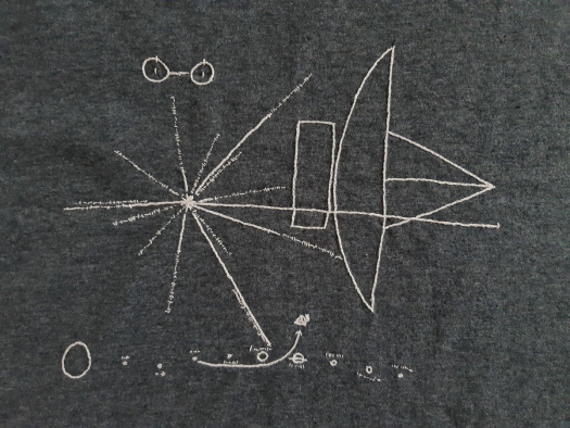 Vyšívané pánské XL tričko s motivem Pioneer 11