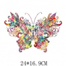Nažehlovací obrázky - motýl 24*16,9 cm