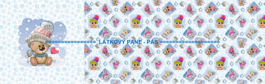 Panel - varianta bavlna,úplet či letní softshell  50x145cm/úplet 157cm, 139cm soft   224-262