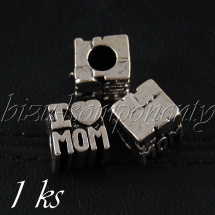 Kovový korálek I LOVE MOM (28 0056)