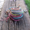 Summer whipped bracelets - světle růžový