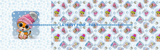 Panel - varianta bavlna,úplet či letní softshell  50x145cm/úplet 157cm, 139cm soft   224-264