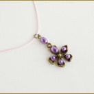 Kytička - fialová perlová