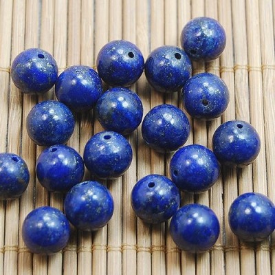 Lapis lazuli korálky 0,4 cm - 10 ks