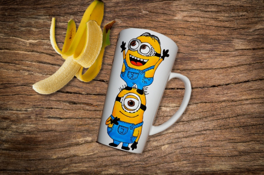 Hrnek dlouhý - Banana minions