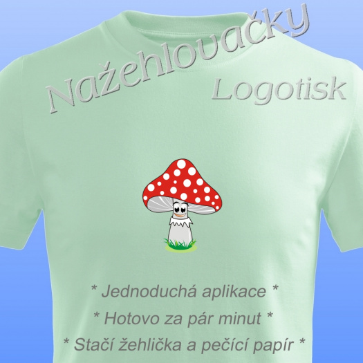 Nažehlovačka MUCHOMŮRKA pro děti