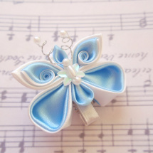 sponka Butterfly blue