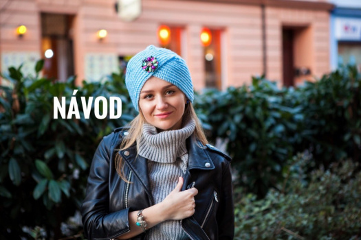 Návod na háčkovanou čepici Turban klobouk