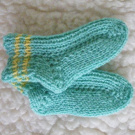dětské ponožky žluto-zelené
