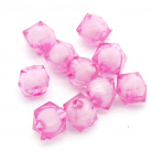 Dvojitý korálek - bead in bead, 30ks, tmavě růžová