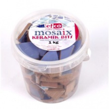 Mozaika keramické střepy modrý mix 1 kg (2293048)
      