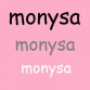 monysa